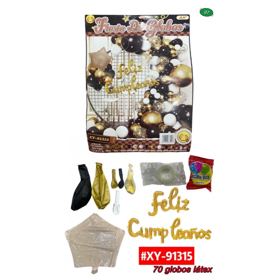 SET DE GLOBOS #XY-91315