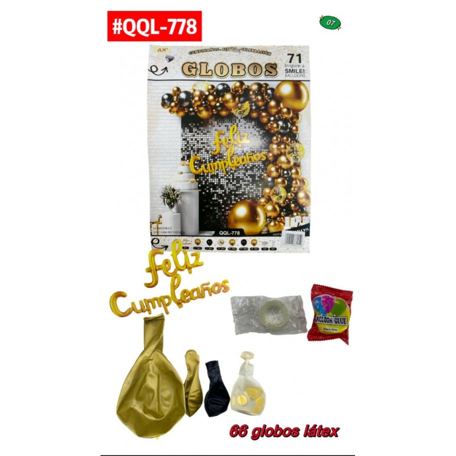 SET DE GLOBOS #QQL-778