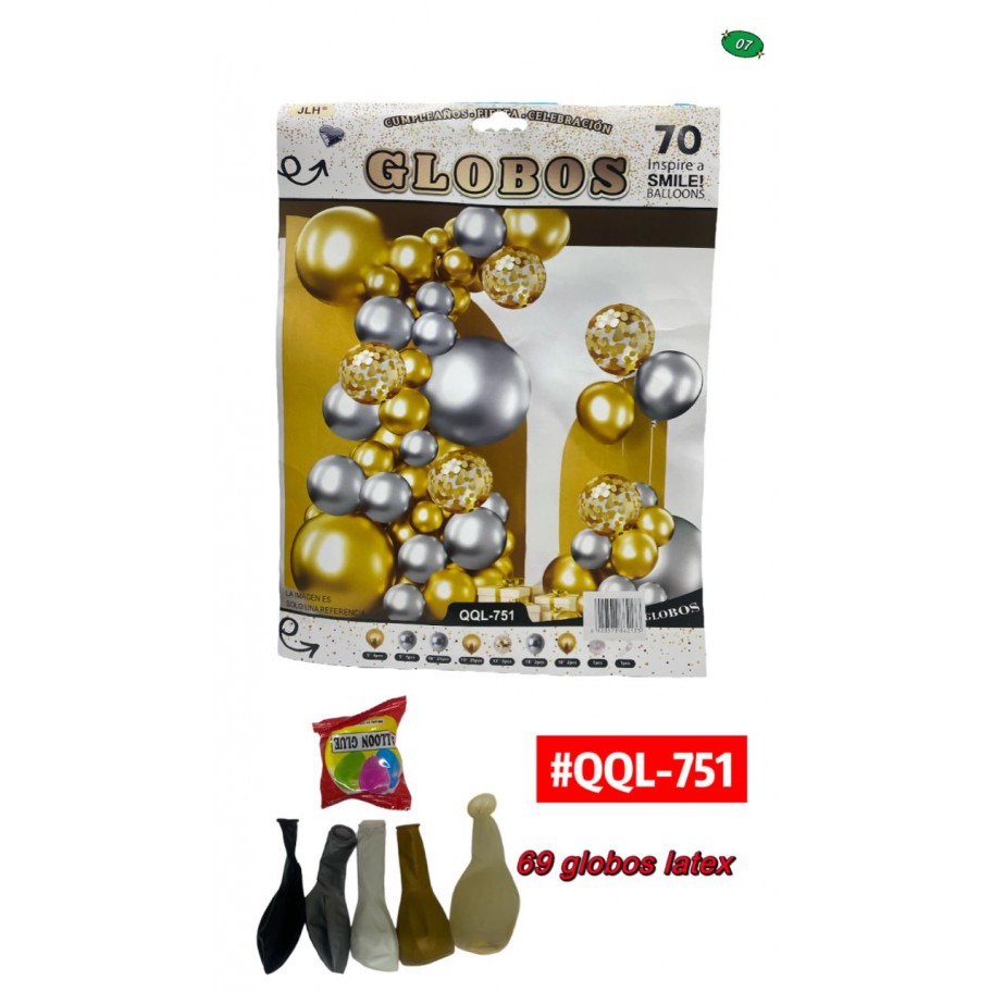 SET DE GLOBOS #QQL-751