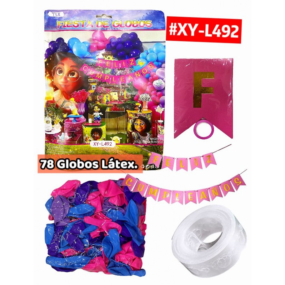 SET DE GLOBOS ENCANTO #XY-L492 PROMO