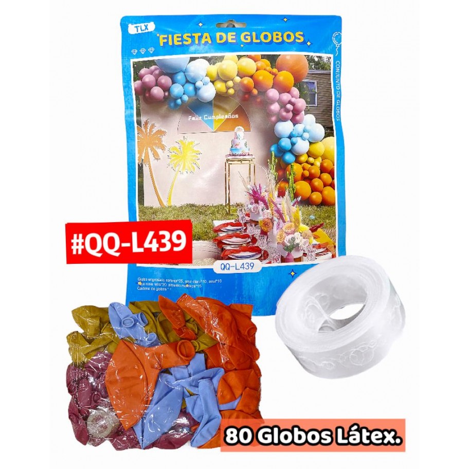 SET DE GLOBOS COMBO #QQ-L439 PROMO