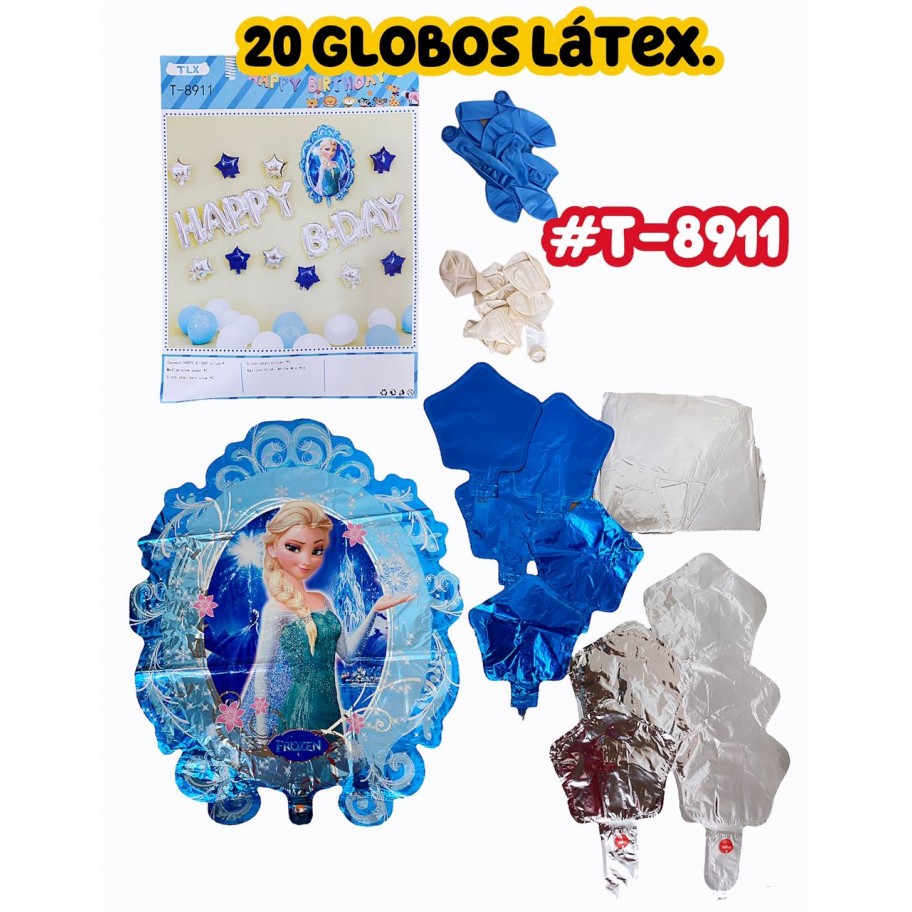 SET DE GLOBOS FROZEN  #T-8911 PROMO
