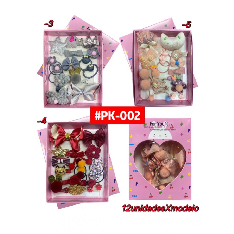 SET DE GANCHITOS *12 #PK-002 P.U