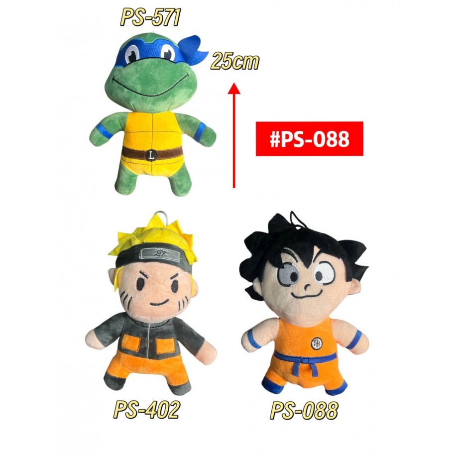 PELUCHE TORTUGA NARUTO GOKU 25cm #PS-088