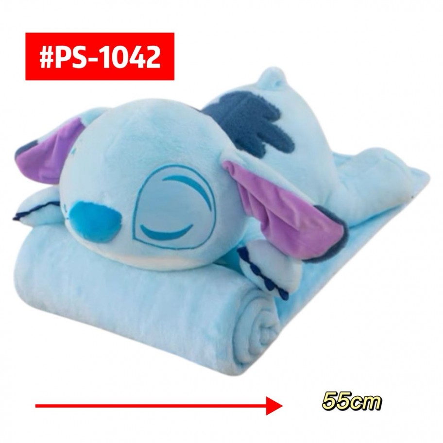 PELUCHE CON COBIJA STITCH 55CM #PS-1042