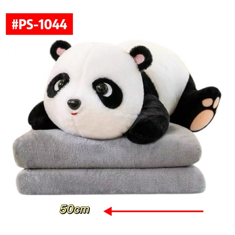 PELUCHE PANDA CON COBIJA 50cm #PS-1044