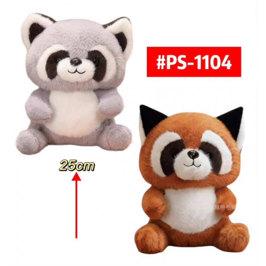 PELUCHE MAPACHE 25cm #PS-1104