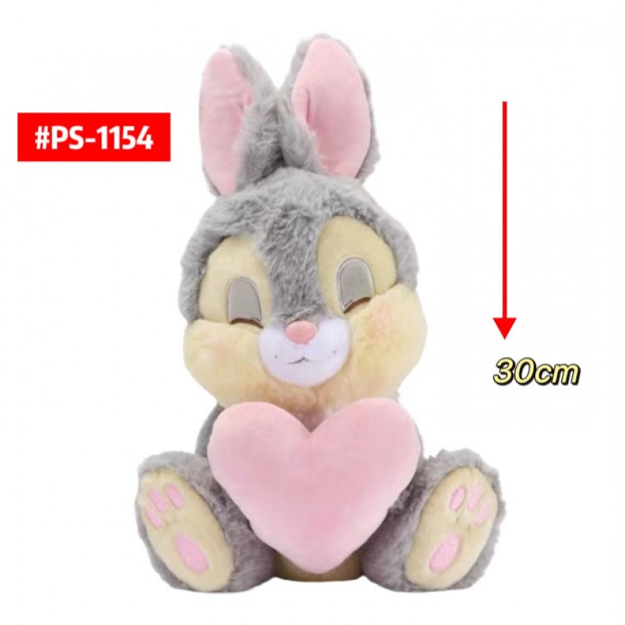 PELUCHE CONEJO CORAZON 32cm #PS-1154