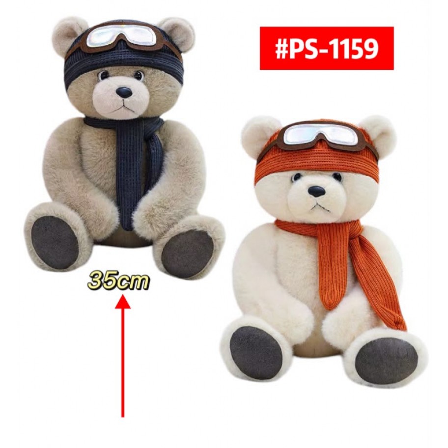 PELUCHE OSO ESQUIADOR 35cm #PS-1159