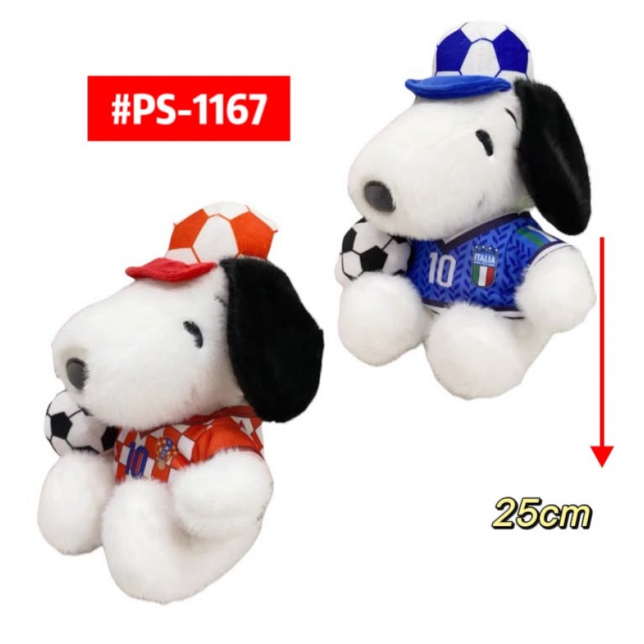 PELUCHE SNOOPY FUTBOL 25cm #PS-1167
