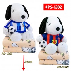 PELUCHE CON COBIJA SNOOPY 45CM #PS-1202
