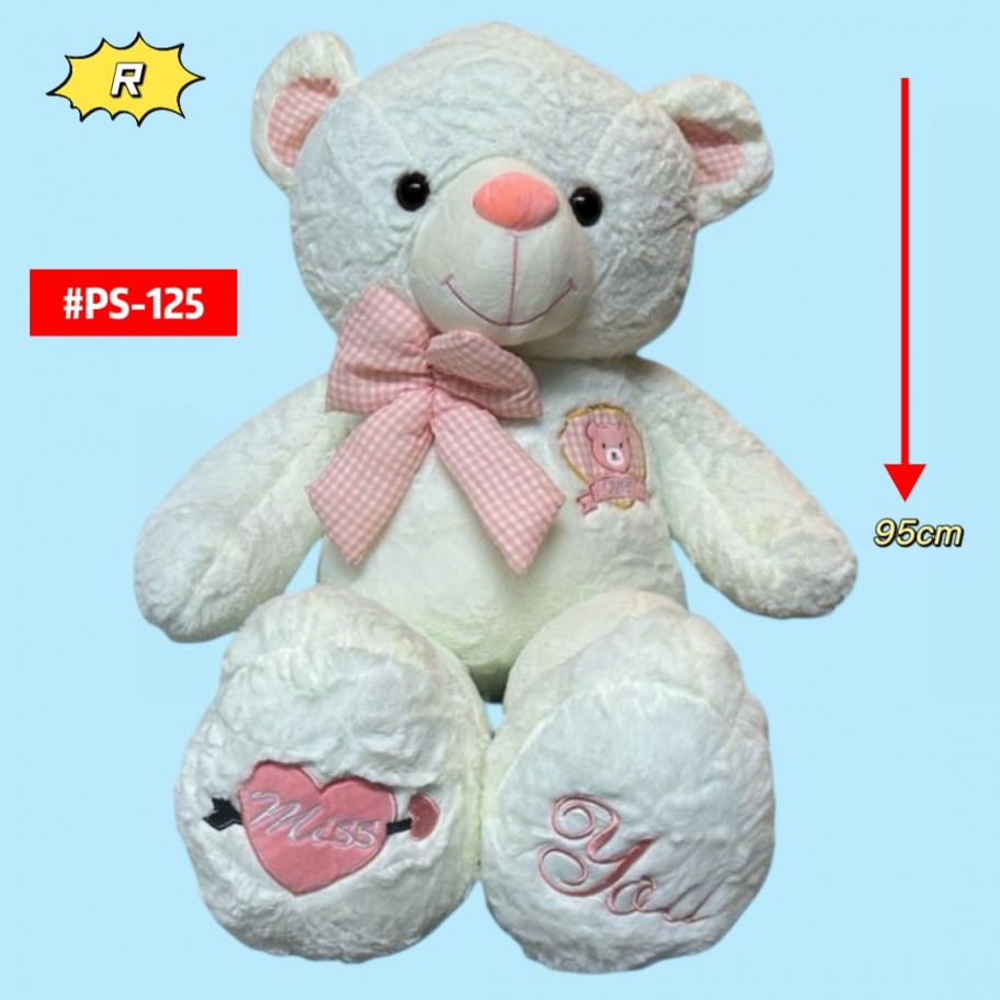 PELUCHE OSO MISS YOU 95cm #PS-125