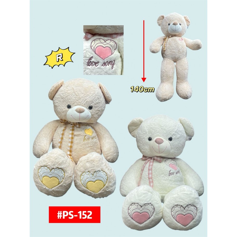 PELUCHE OSO LOVE SONG 140cm #PS-152