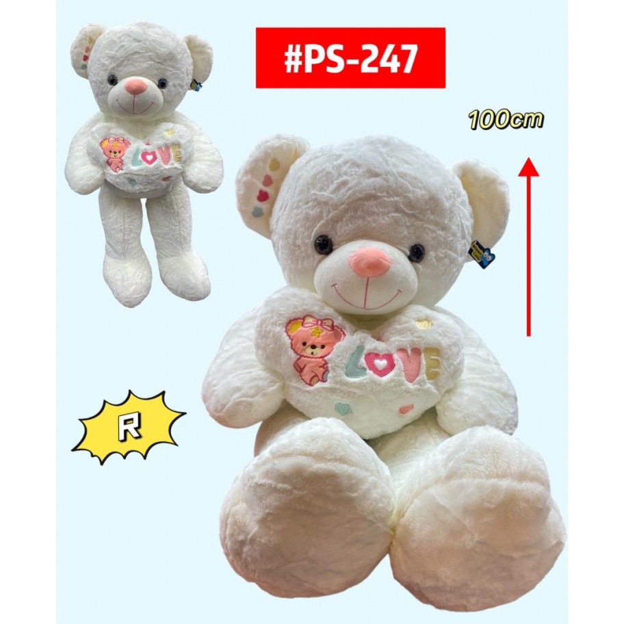 PELUCHE OSO CORAZON LOVE 100cm #PS-247 PROMO