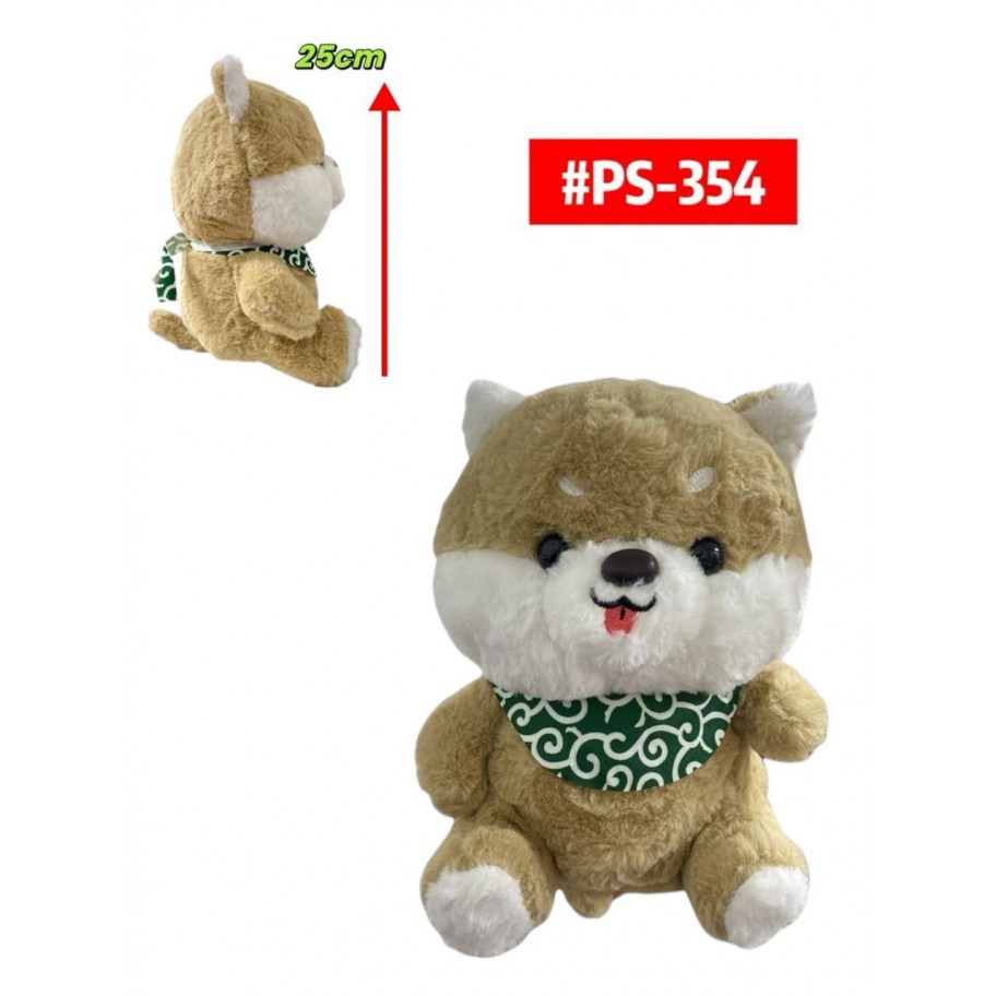 PELUCHE PERRO PAÑOLETA 25cm #PS-354 P.U