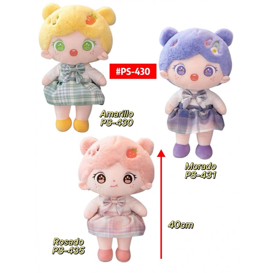 PELUCHE MUÑECA  40cm #PS-430