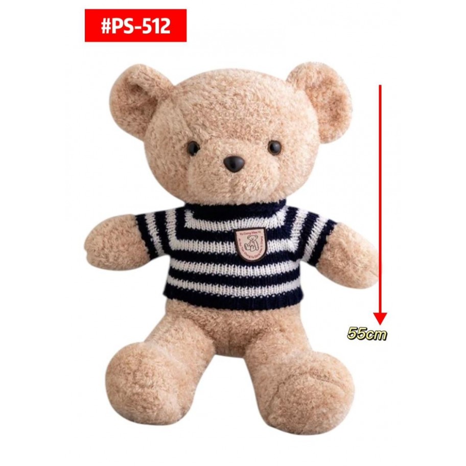PELUCHE OSO SUETER RAYAS 55cm #PS-512