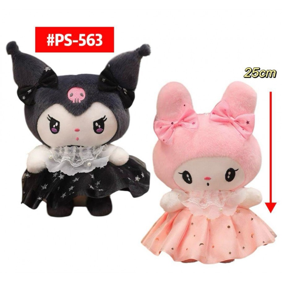 PELUCHE KUROMI/MELODY 25cm #PS-563