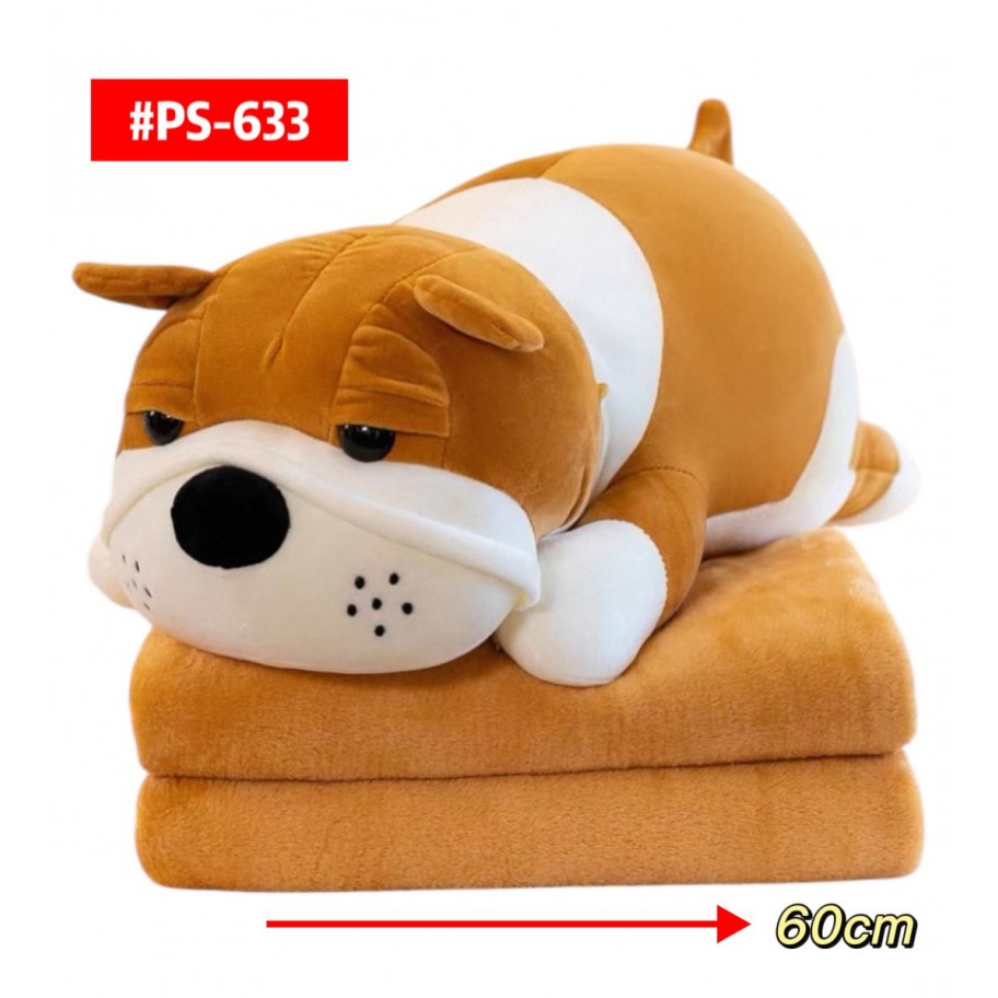 PELUCHE CON COBIJA PERRITO #PS-633 P.U