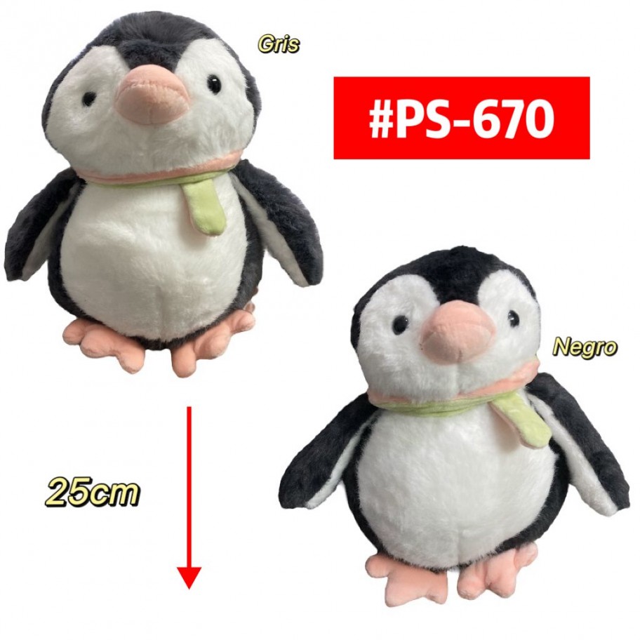 PELUCHE PINGÜINO 25cm #PS-670