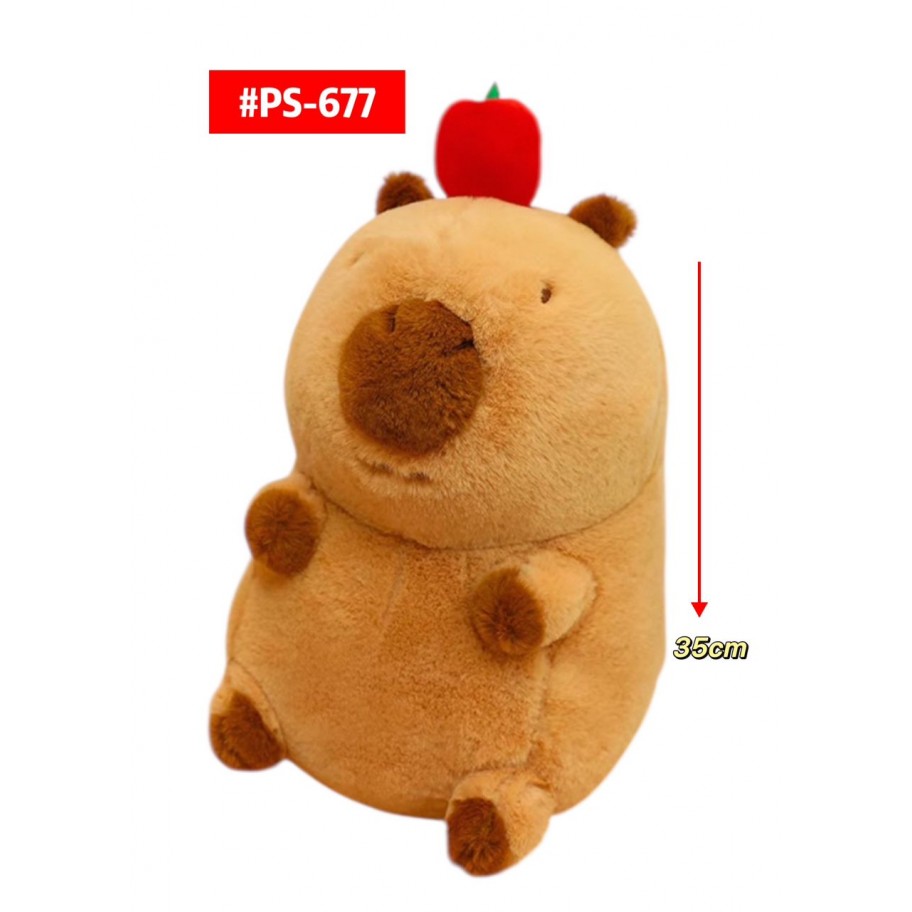 PELUCHE CAPYBARA MANZANA 35cm #PS-677