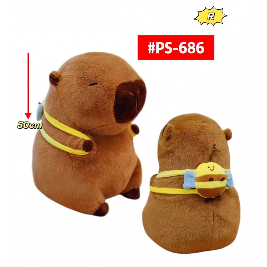 PELUCHE CAPYBARA ABEJITA 50cm #PS-686