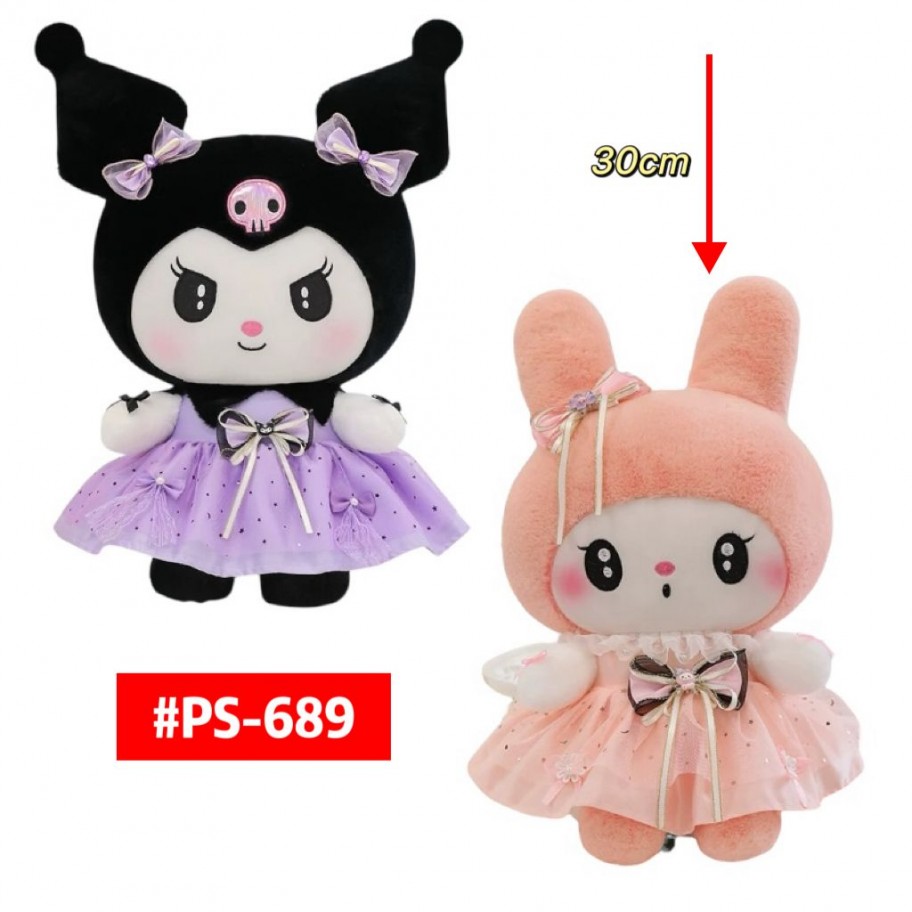 PELUCHE MELODY/KUROMI 30cm #PS-689