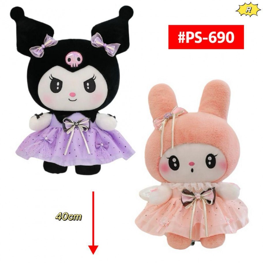 PELUCHE MELODY/KUROMI 40cm #PS-690