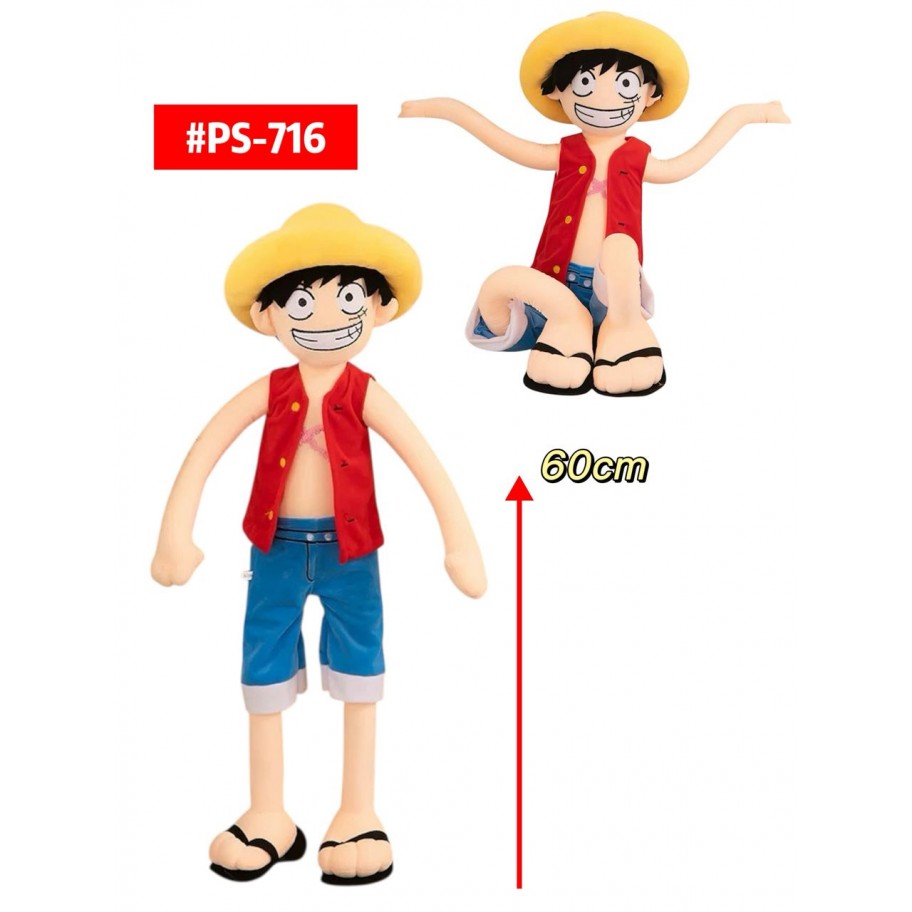 PELUCHE LUFFY ONE PIECE 60cm #PS-716