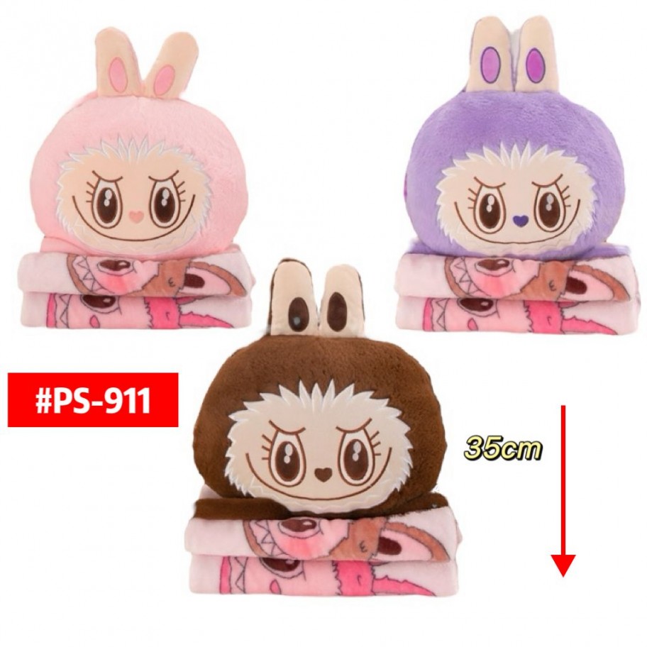 PELUCHE CON COBIJA LABUBU 35cm #PS-911