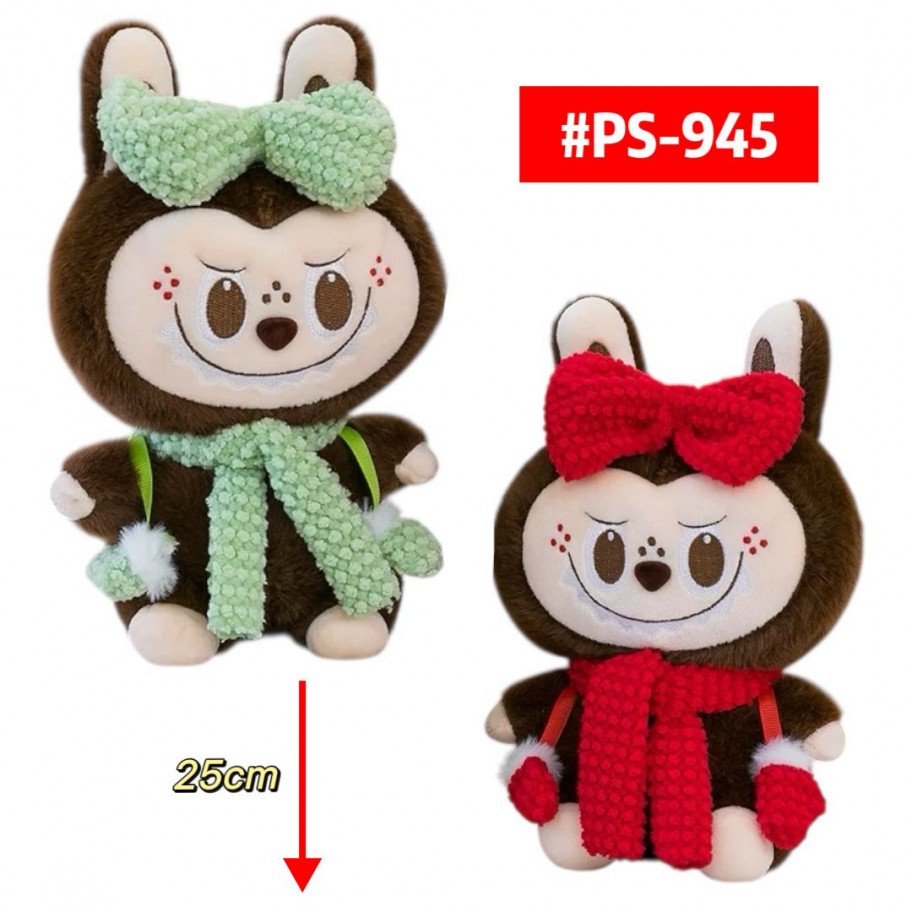 PELUCHE LABUBU LAZO BUFANDA 25cm #PS-945 P.U