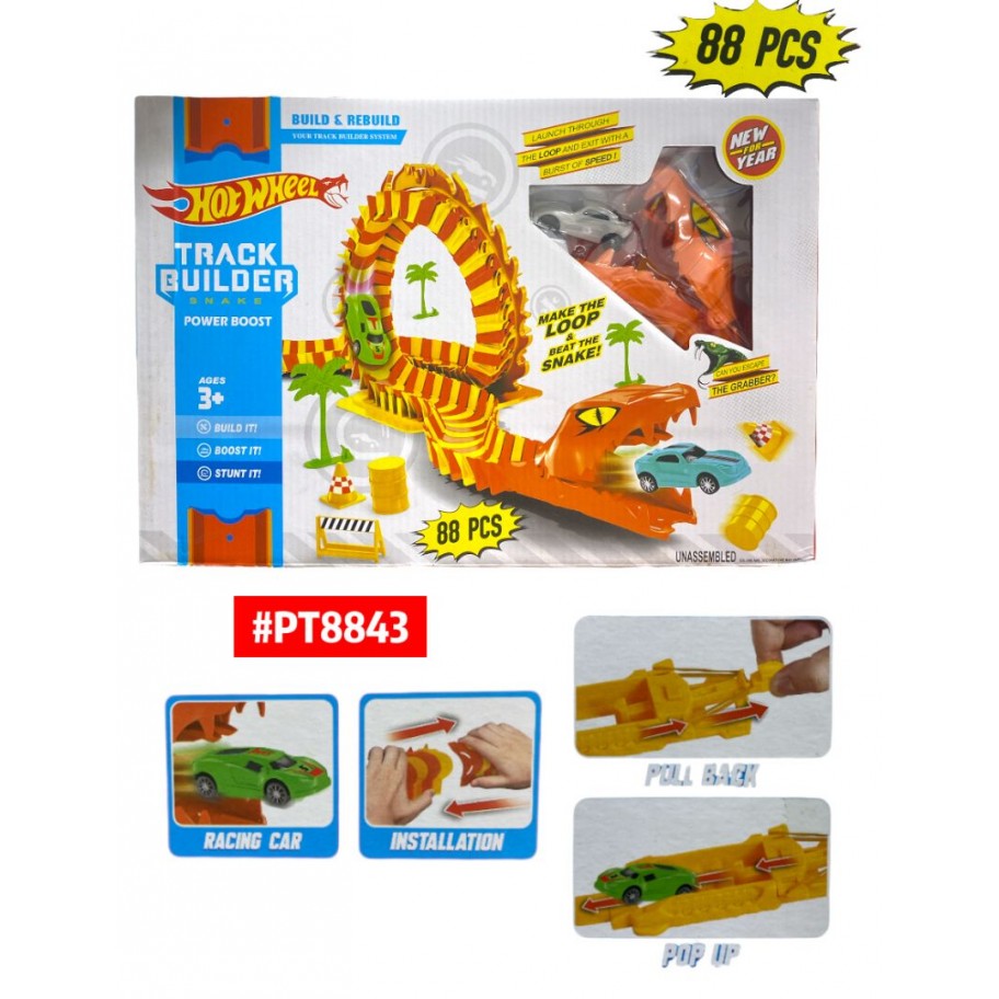 PISTA HOT WHEELS 88pcs #PT8843