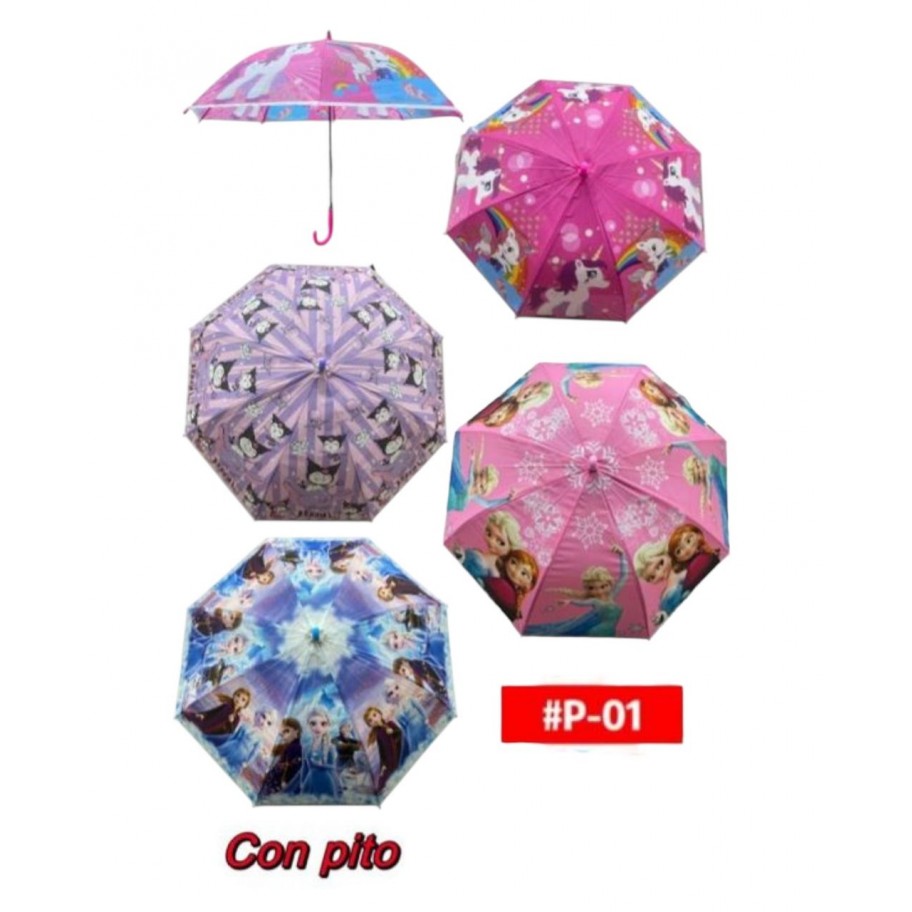 PARAGUAS INFANTIL CON PITO #P-01 P.U