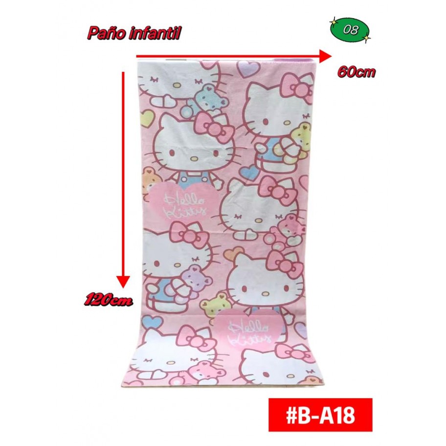 PAÑO HELLO KITTY #B-A18