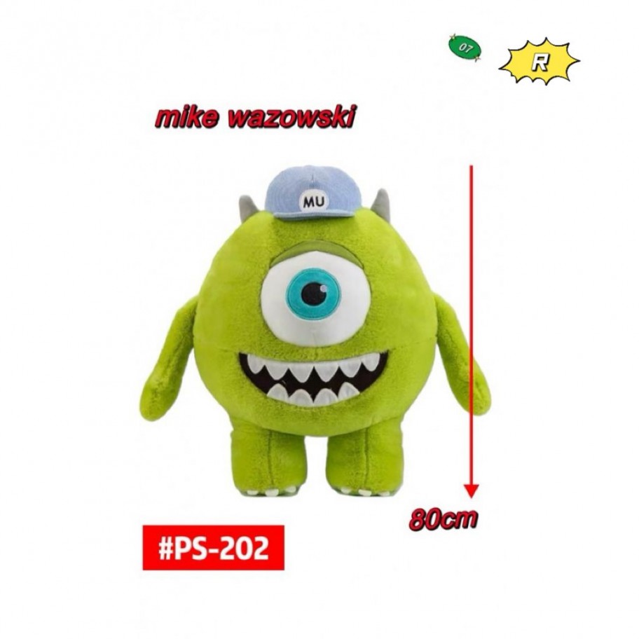 PELUCHE MIKE WAZOWSKI 80cm #PS-202 P.U
