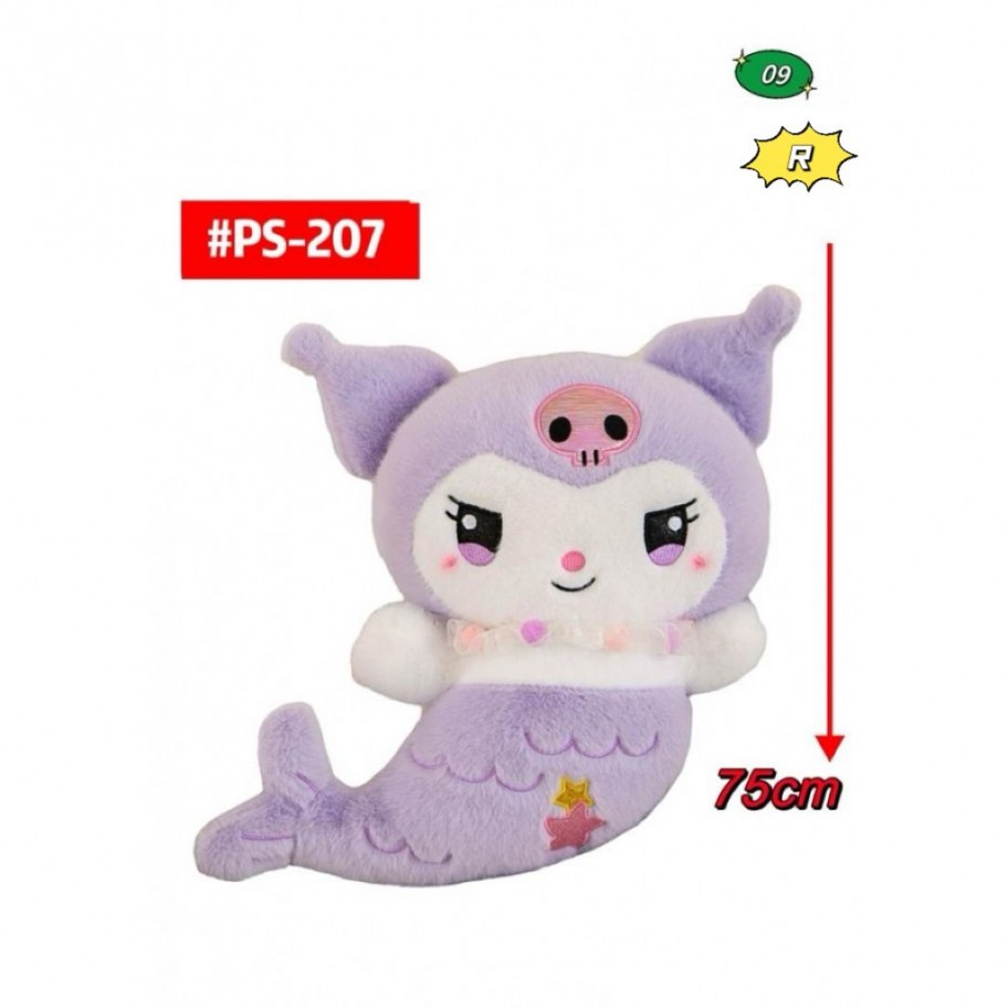 PELUCHE KUROMI SIRENA 75cm #PS-207 P.U