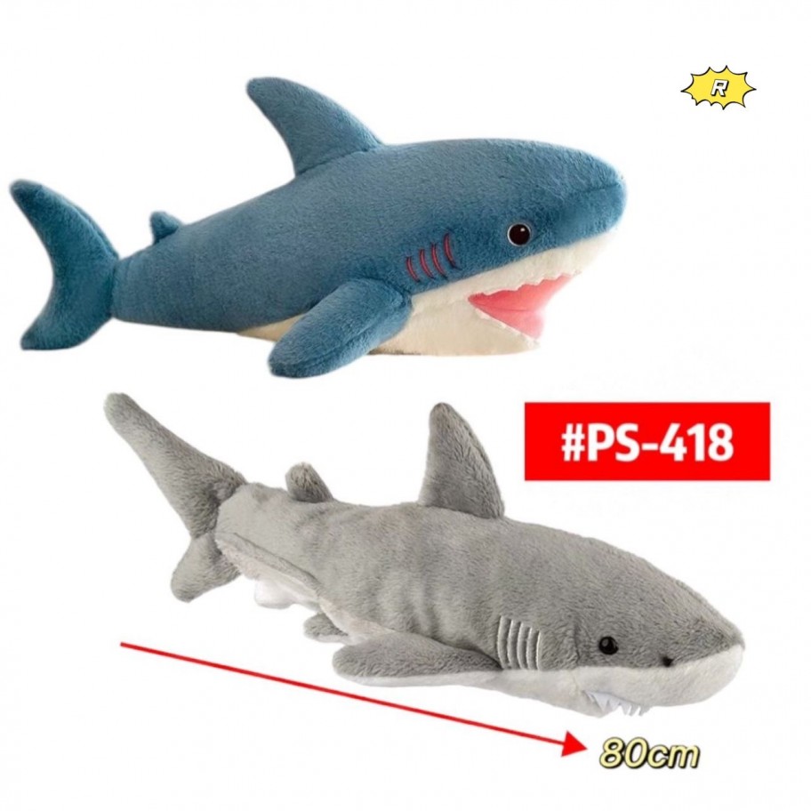 PELUCHE TIBURON 80cm #PS-418