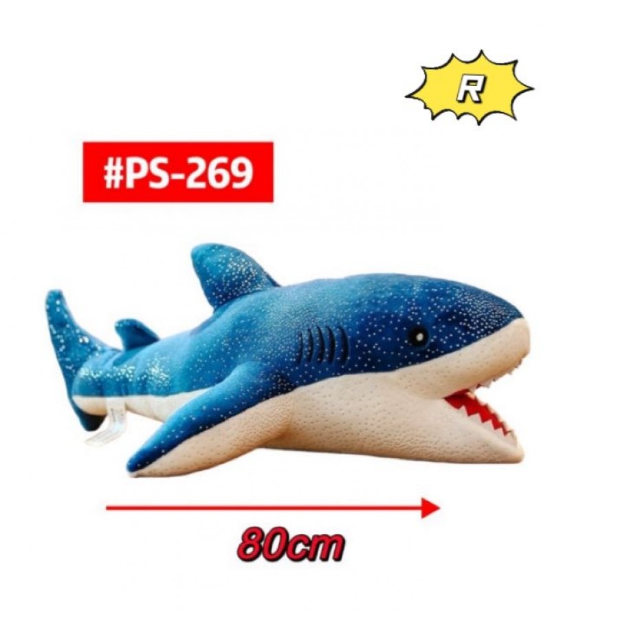 PELUCHE TIBURON 80cm #PS-269 P.U