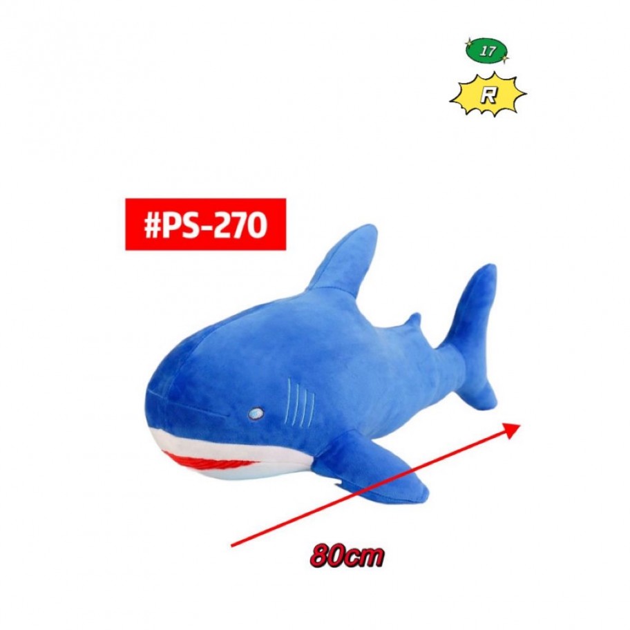 PELUCHE TIBURON 80cm #PS-270 P.U