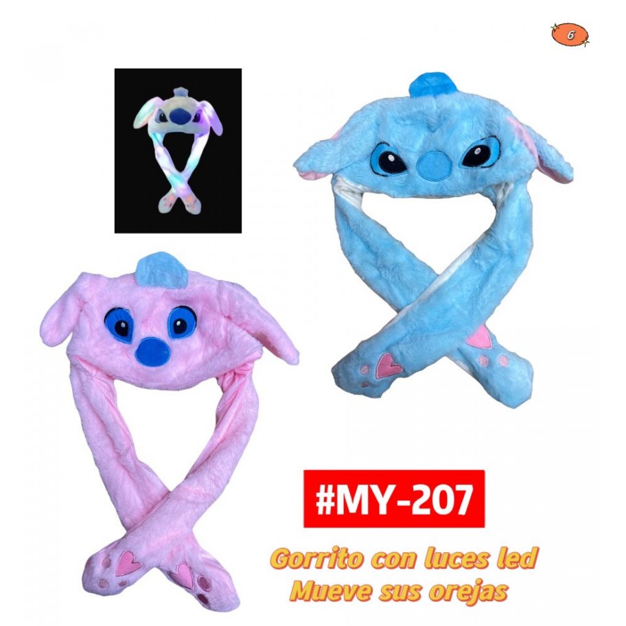 GORRITO STITCH CON LUCES LED #MY-207