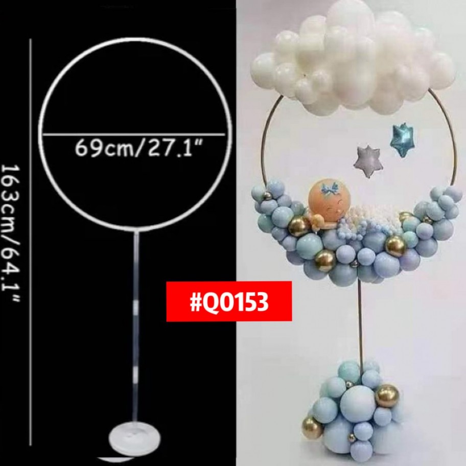 BASE REDONDA PARA GLOBOS #Q0153