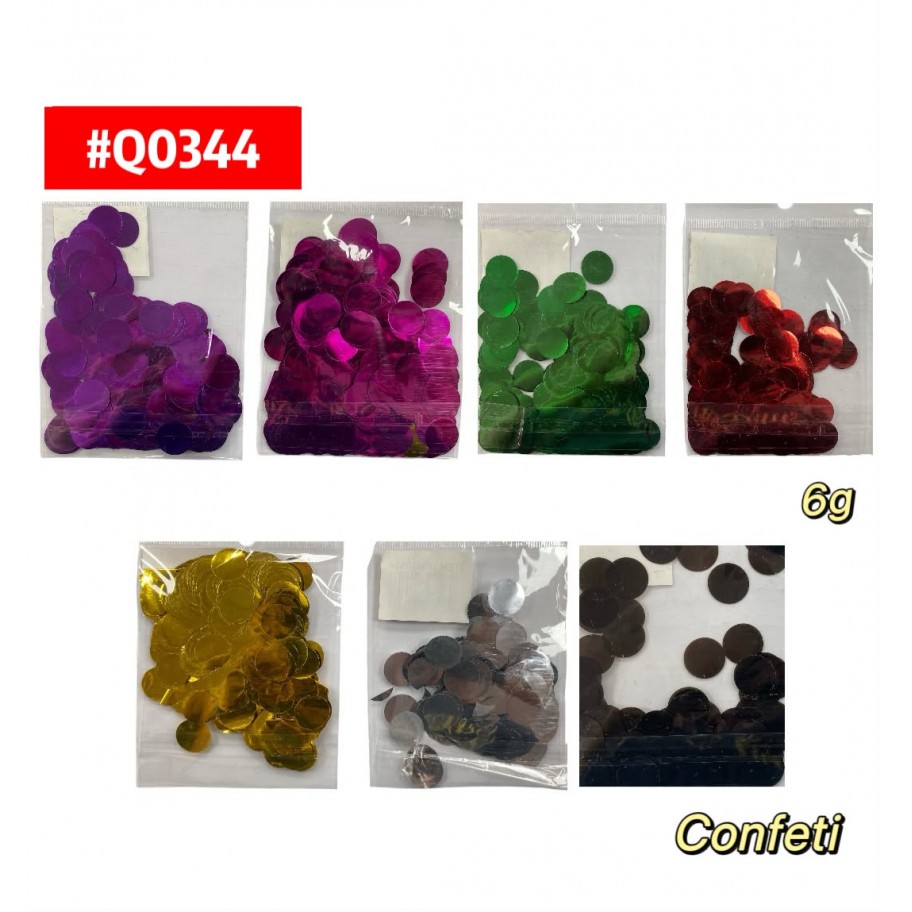 CONFETTI METALIZADO #Q0344 