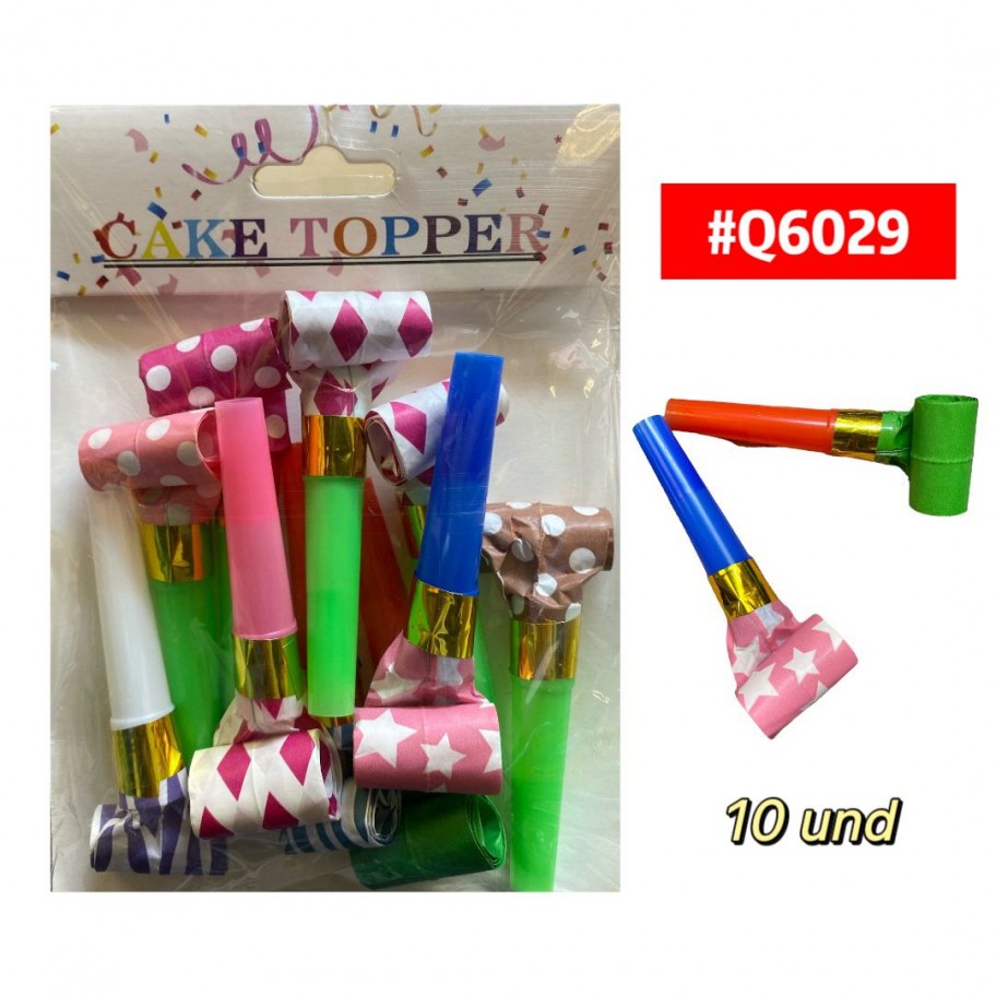 SOPLADORES COLORIDOS *10uds #Q6029