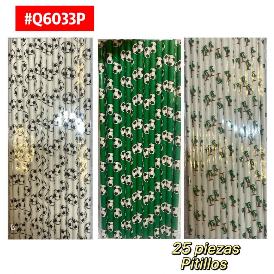 PITILLOS FUTBOL/COCOTERO 25pcs #Q6033P