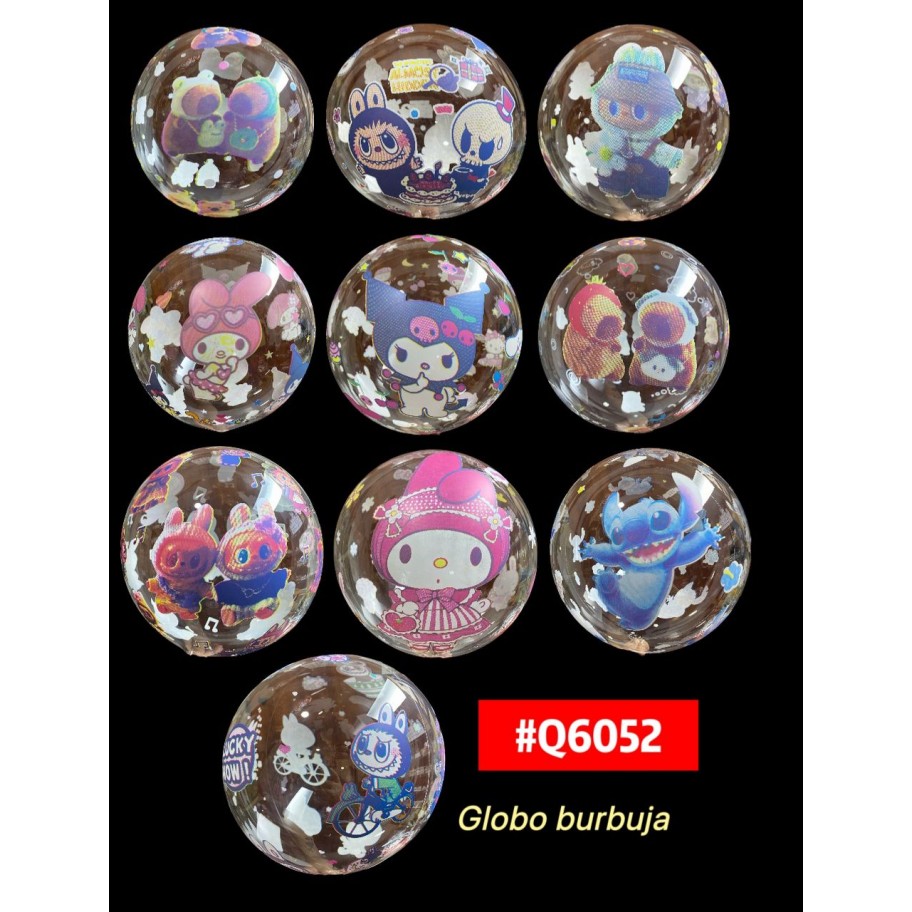 GLOBO BURBUJA INFANTIL 20" #Q6052