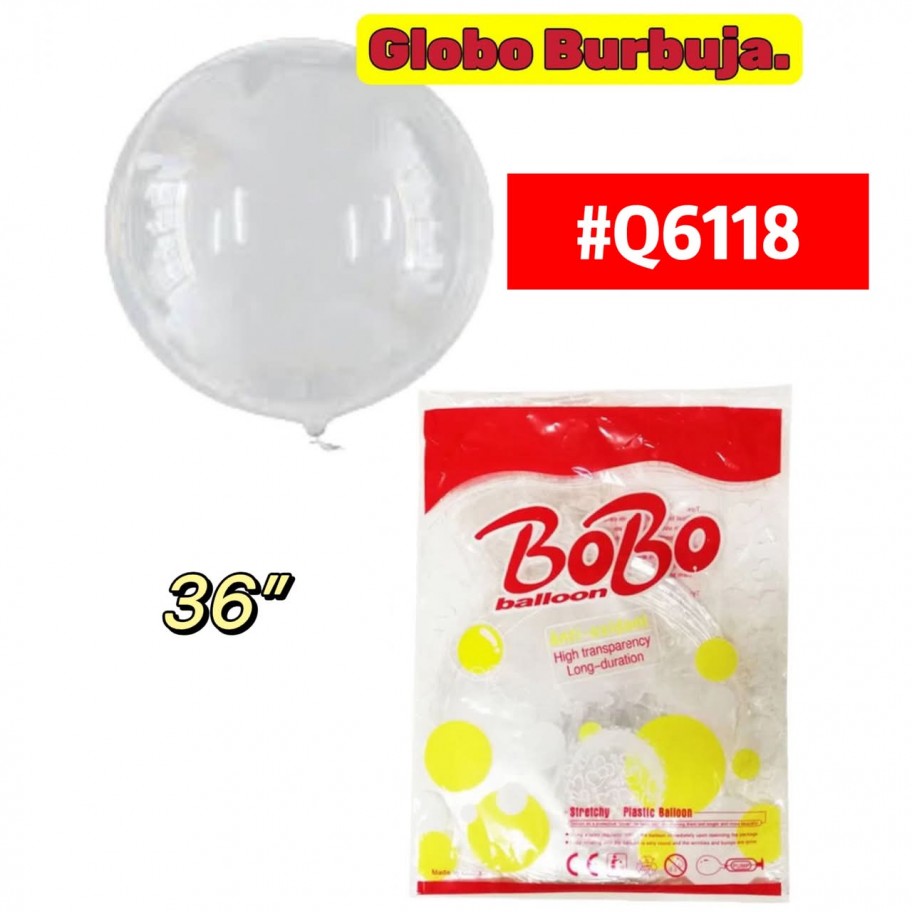 GLOBOS BURBUJA  36" #Q6118