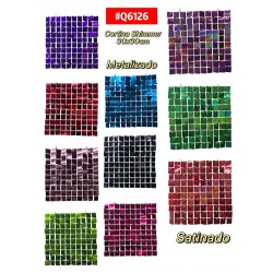 CORTINA METALIZADA SATINADA SHIMMER WALL #Q6126