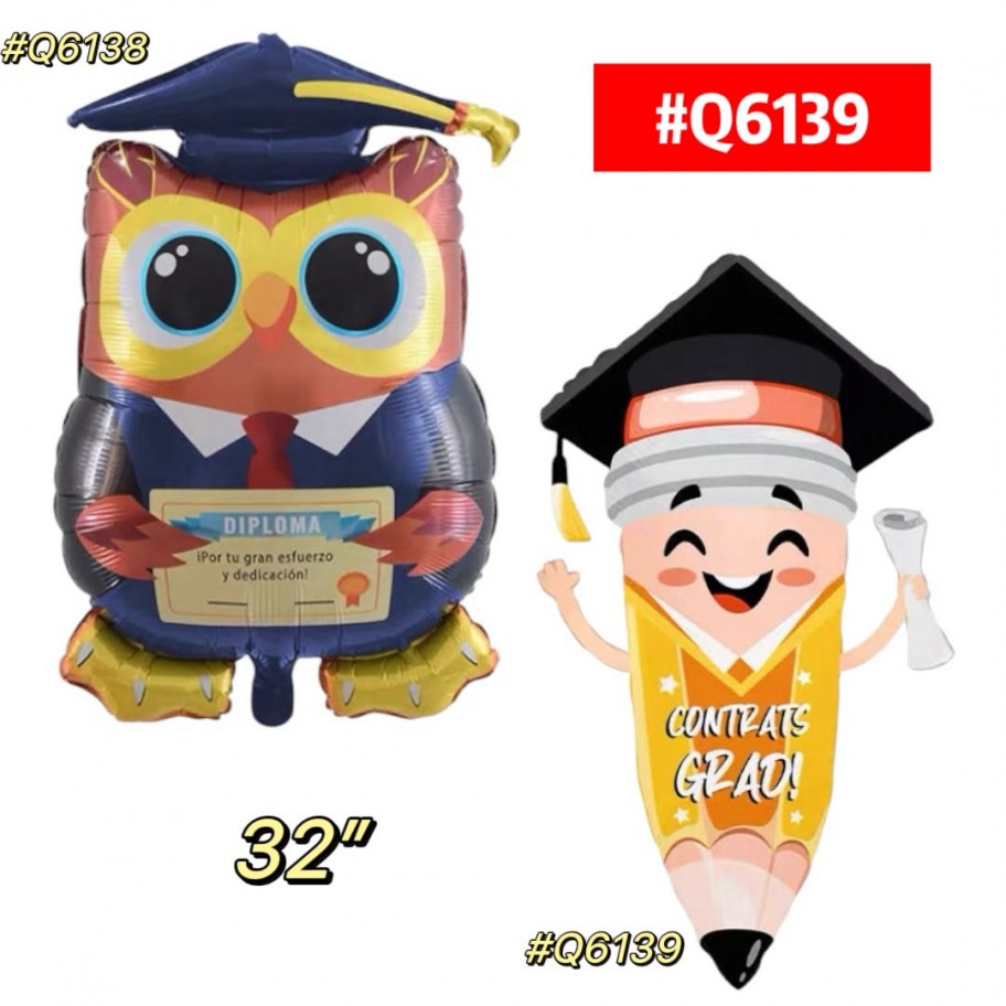 GLOBO GRADUADO 32" GRANEL #Q6139