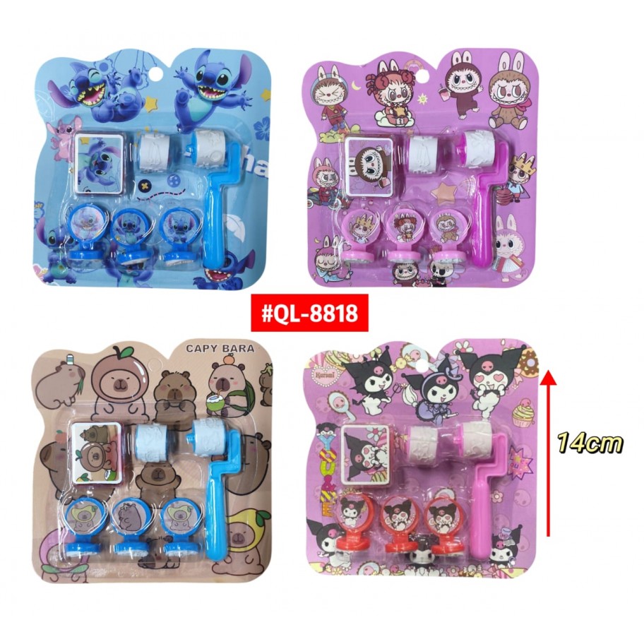 KIT DE SELLOS KUROMI 6pcs #QL-8818