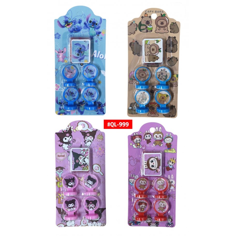 KIT DE SELLOS INFANTIL *6pcs #QL-999